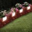 Beeteinfassung Nessa Solar Steinmauer 4-teilig Terracotta - 2