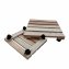 Praktischer Pflanzenroller aus Holz mit Rollen 2er Set stabil und flexibel - 2