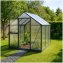 Gartenweg 390 cm Holzbohlenoptik Grau - 2