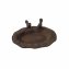 Dekorative Vogeltränke aus Metall braun Gartendekoration - 2