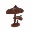 Dekorative Gartenfigur Fliegenpilz aus Metall in Rostoptik - 2