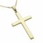 Halskette Gold 333 mit Motiv Kreuz - 2