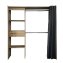 Offene Garderobe mit Vorhang Sonoma - 2