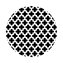 Gartentisch Metall Black and White - 2