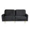 Sofa Sidonie Velvet Schwarz - 2