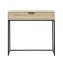 Konsolentisch Cedrik 80 cm mit Schublade Artisaneiche-Schwarz - 2