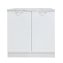 Küchenunterschrank Jenna Country Weiß 80 cm - 2