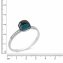 Ring 585 Gold Blautopas Diamant 0,054ct. - 2