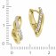Ohrring 375/- Gelbgold bicolor mit Zirkonia - 2
