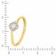 Ring 585 Gold zweifarbig 17 Brillanten zus. 0,13ct. - 2