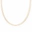 Collier Choker 925/- Sterling Silber Venezianer Kette vergoldet zweireihig - 2