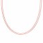 Collier 925/- Sterling Silber Venezianer Kette rosé vergoldet zweireihig - 2