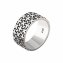 Ring 925/- Sterling Silber matt-oxidiert Flechtoptik - 2