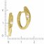 Ohrring 375/- Gelbgold teilmattiert - 2