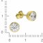 Ohrring 375/- Gelbgold Zirkonia - 2