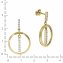Ohrring 375/- Gelbgold 2farbig Zirkonia - 2