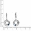 Ohrhänger 925 Silber rhodiniert mit synth. Spinell - 2