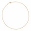 Collier 925 Silber vergoldet Panzerkette rund slim - 2