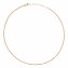 Collier 925 Silber vergoldet Panzerkette rund - 2