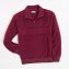 Polar Fleece Sweater,Bordeaux - 2