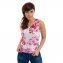 Strick-Twinset mit Orchideen-Druck - 2