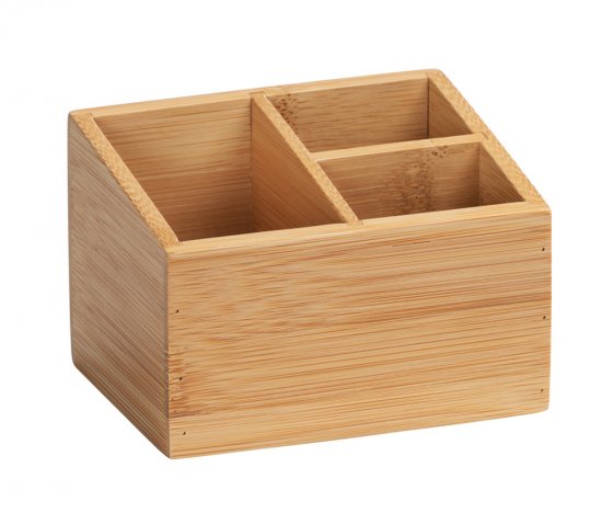 Bambus Organizer Mod. Terra 3 Fächer 2er Set 