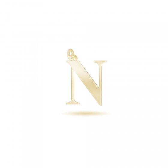 Anhänger mit Kette 925-Sterling Silber vergoldet Glänzend 45cm 