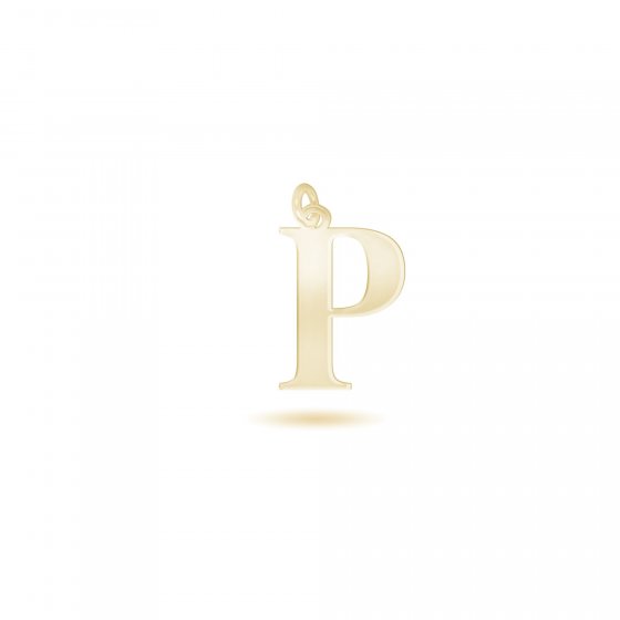 Anhänger mit Kette 925-Sterling Silber vergoldet Glänzend 45cm 