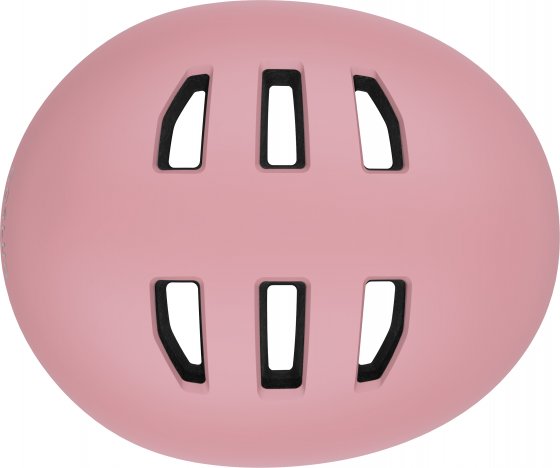 Kinder-Fahrradhelm Maze Jr KinetiCore GoFluo Edition, Soft Pink 