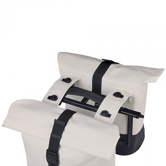 Gepäckträger- Fahrradtasche  "Cove MIK", weiß 