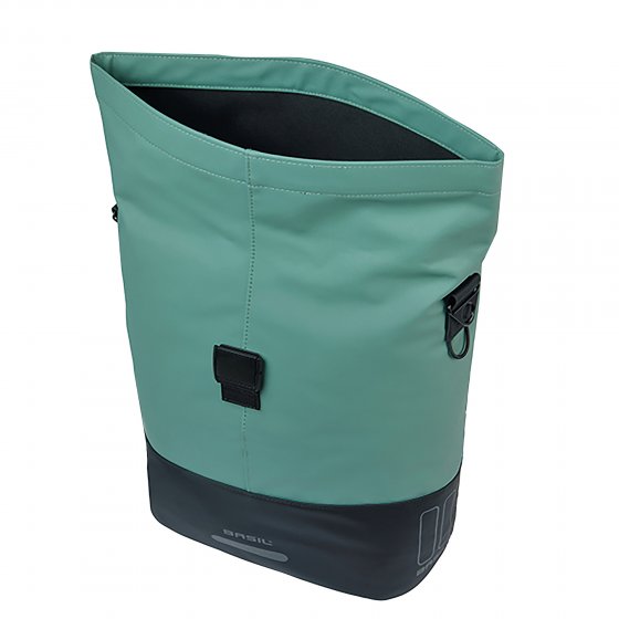 Gepäckträger- Fahrradshopper "Cove MIK Hooks", silbergrün/schwarz 