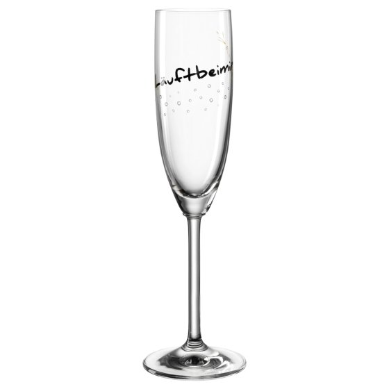 Sektglas 200 ml 'Läuftbeimir' PRESENTE 