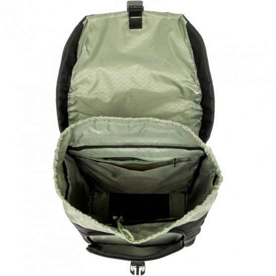 Fahrrad-Gepäckträgertasche Vigo Single, schwarz-grün 