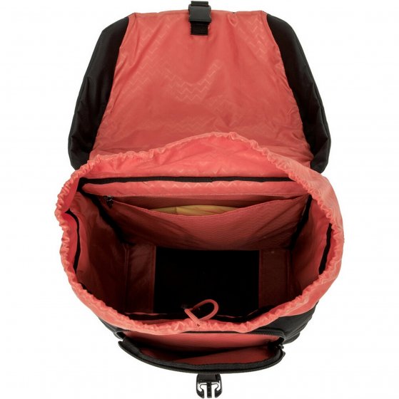 Fahrrad-Gepäckträgertasche Vigo Single, schwarz-orange 