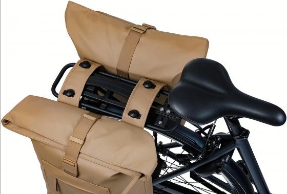 Gepäckträger- Fahrradshopper "Brooklyn MIK 2.0", sand 