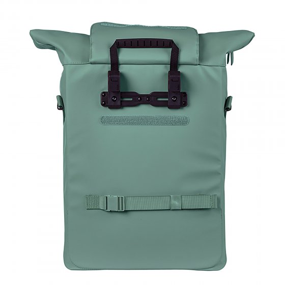 Fahrrad-Umhängetasche Brooklyn MIK Hooks,silbergrün 