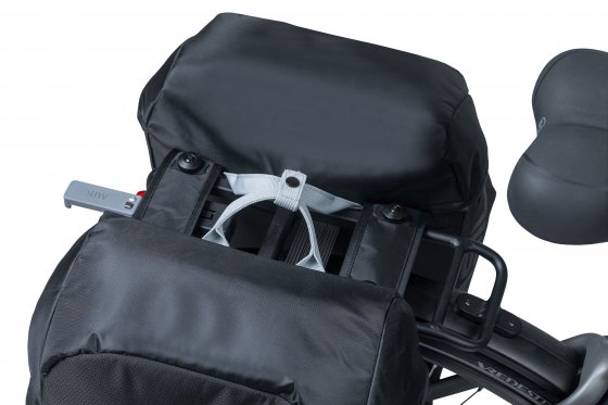 Fahrrad - Doppeltasche  "Miles MIK 2.0", schwarz/lime 