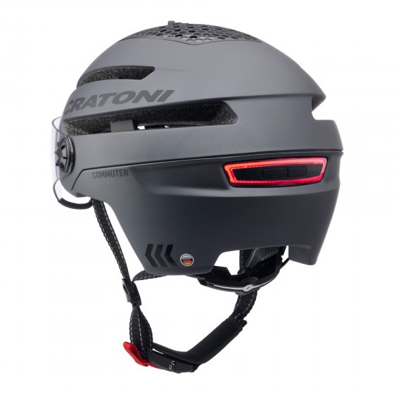 Ebike - Fahrradhelm Commuter, dunkelgrau 