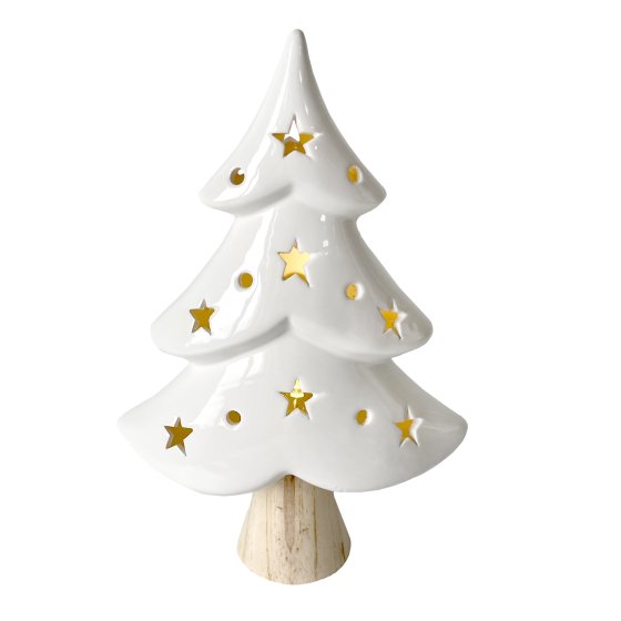 LED Winterbaum mit Leuchtsternen 