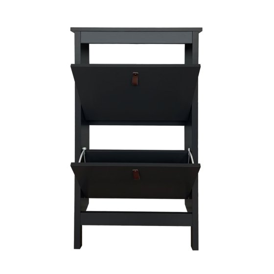 Schuhschrank Hayet Schwarz 