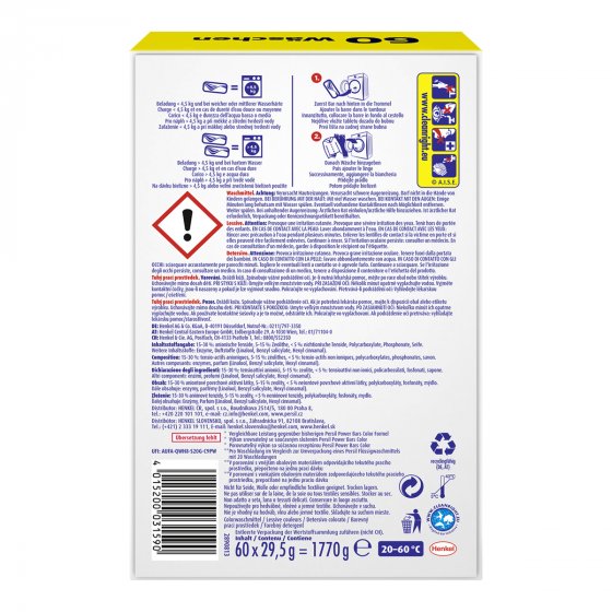 Persil Color Power Bars 60WL 60 Stück 