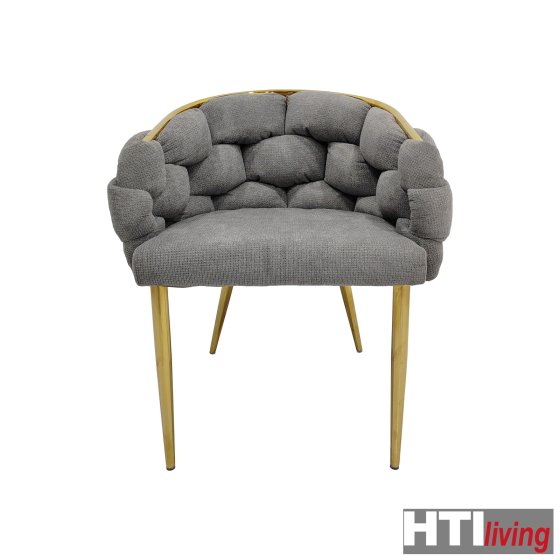 Stuhl Alsen Gold Grau 
