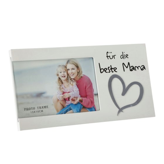 Bilderrahmen 15 x 10 mit Spruch "Für die Beste Mama" 