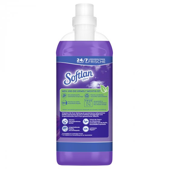 Softlan Ultra Traumfrisch feiner Duft für 45 Waschladungen 1L 4er Pack 