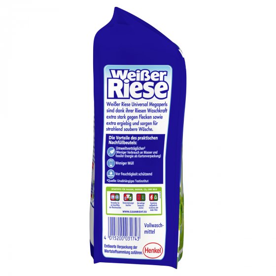 Weißer Riese Megaperls 18 Waschladungen langanhaltend Frische 5er Pack 