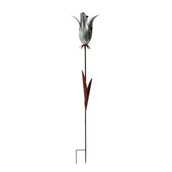 Blumenstecker Rostoptik Blüte Celia 
