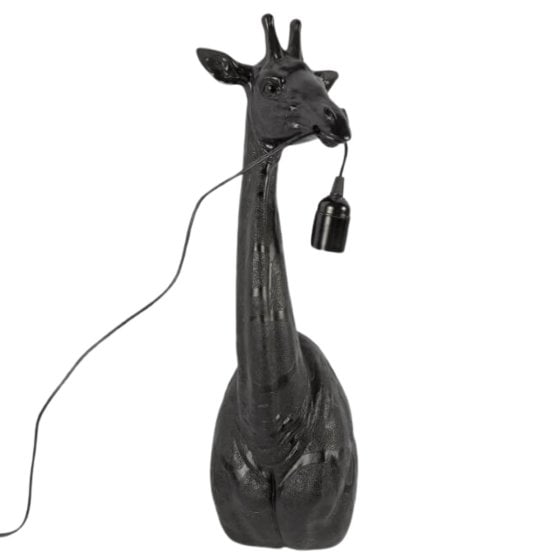 Lampe schwarz Giraffe 