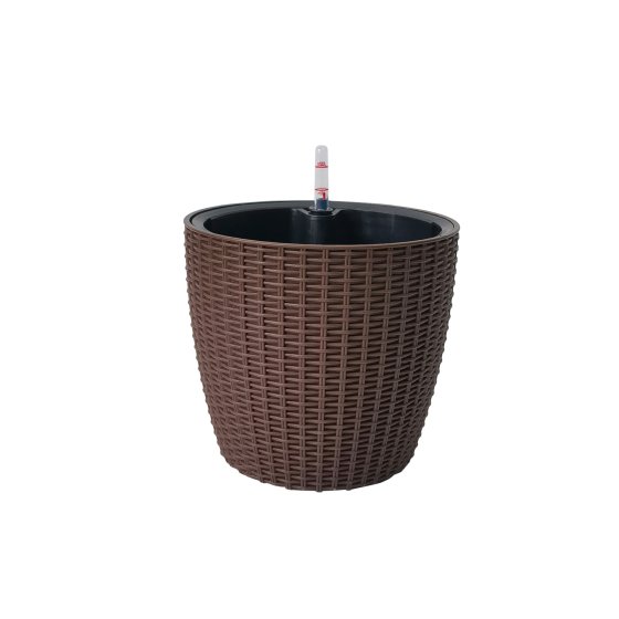 Blumentopf Nessa Hydro 21,5 cm Braun 