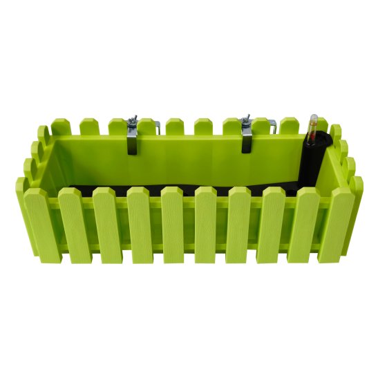Blumenkasten mit Wasserspeicher Nessa 50 cm Grün 