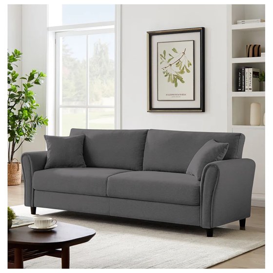 Sofa Valeria Grau Zweisitzer 